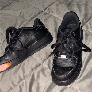 Black Air Force ones